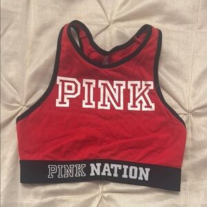 PINK Red Sports Bra